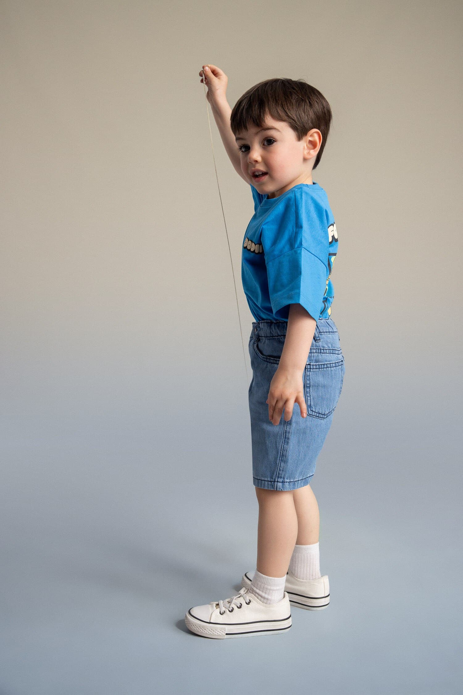 100% Cotton Jean Shorts Baby Boy Secondary image