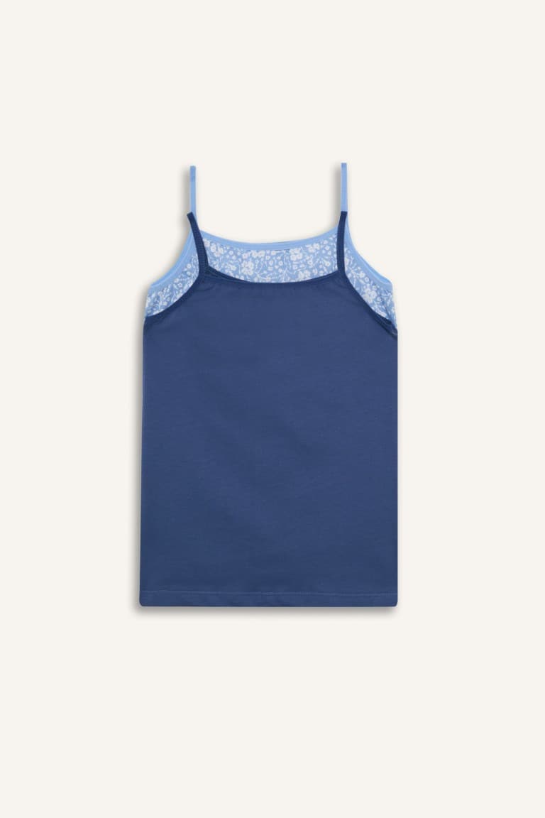 100% Cotton Heart Patterned 2-Pack Undershirt Girl Secondary image