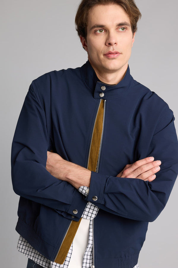 Stand-Up Collar Oversize Zippered Coat