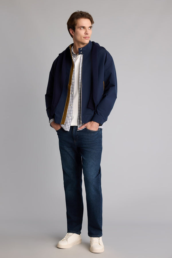 Stand-Up Collar Oversize Zippered Coat