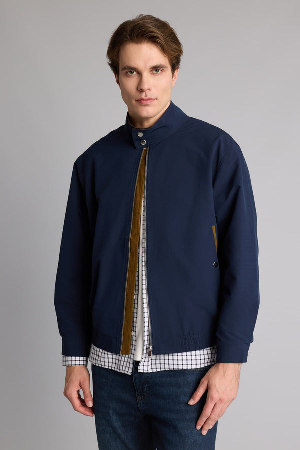 Stand-Up Collar Oversize Zippered Coat