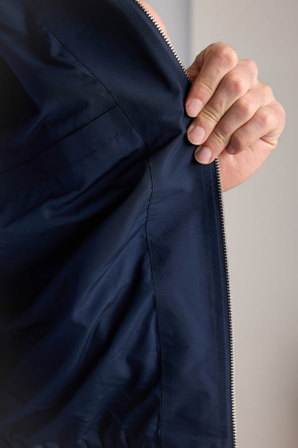 Stand-Up Collar Oversize Zippered Coat