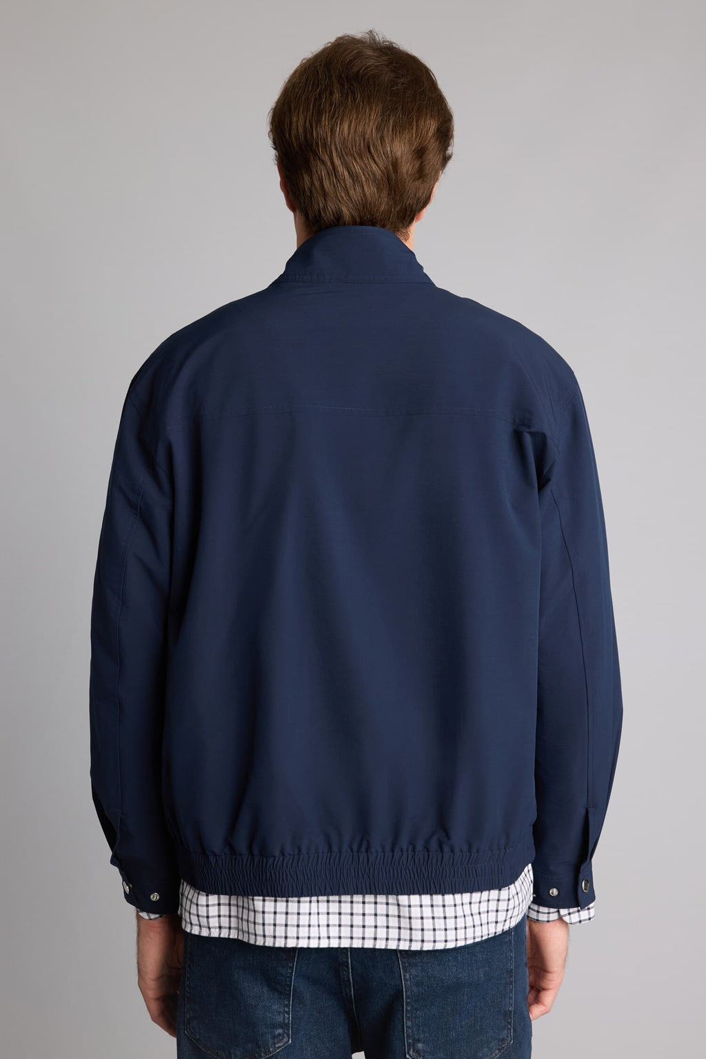 Stand-Up Collar Oversize Zippered Coat