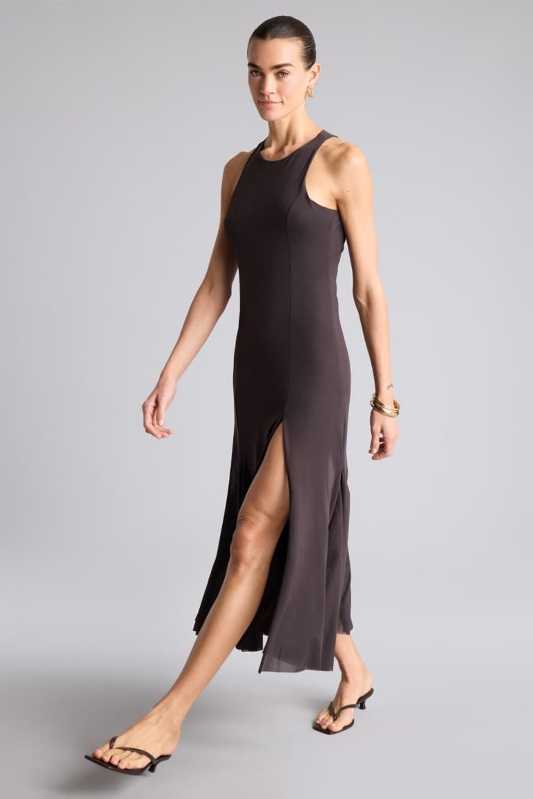 Crew Neck Tulle Sleeveless Dress Main image