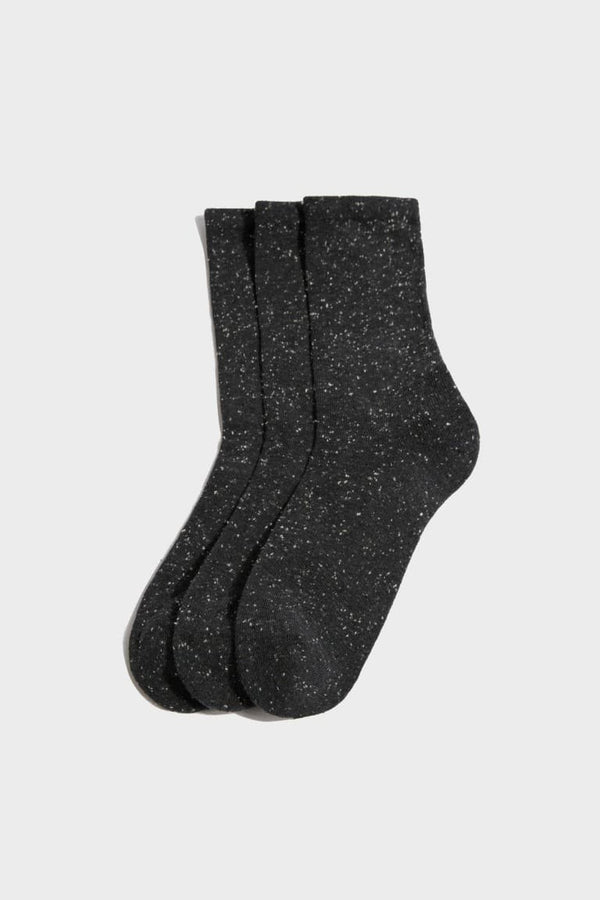 Mens 3-Pack Cotton Terry Socks