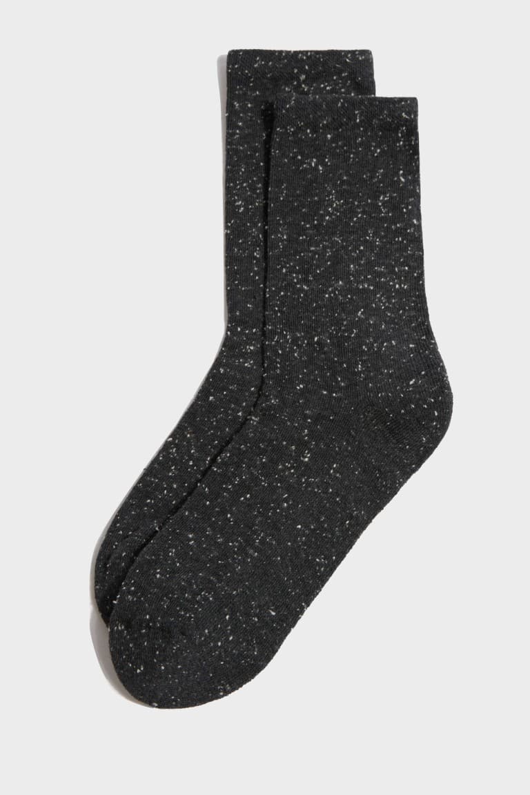 Mens 3-Pack Cotton Terry Socks
