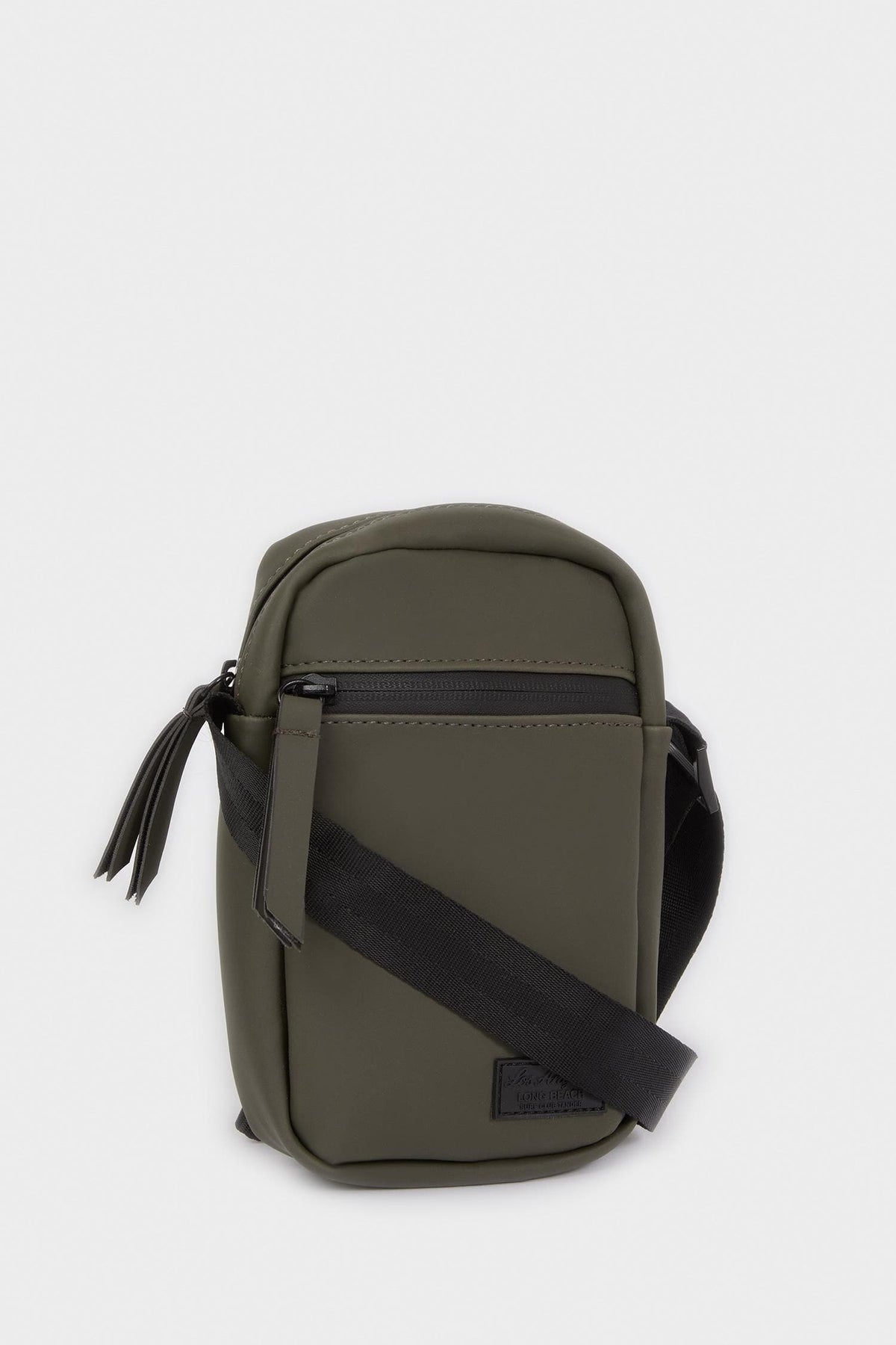 Faux Leather Crossbody Bag for Boys