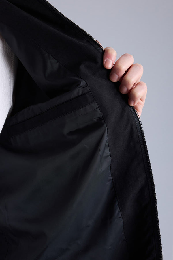 Ultra Light Slim Fit Polo Collar Zippered Coat