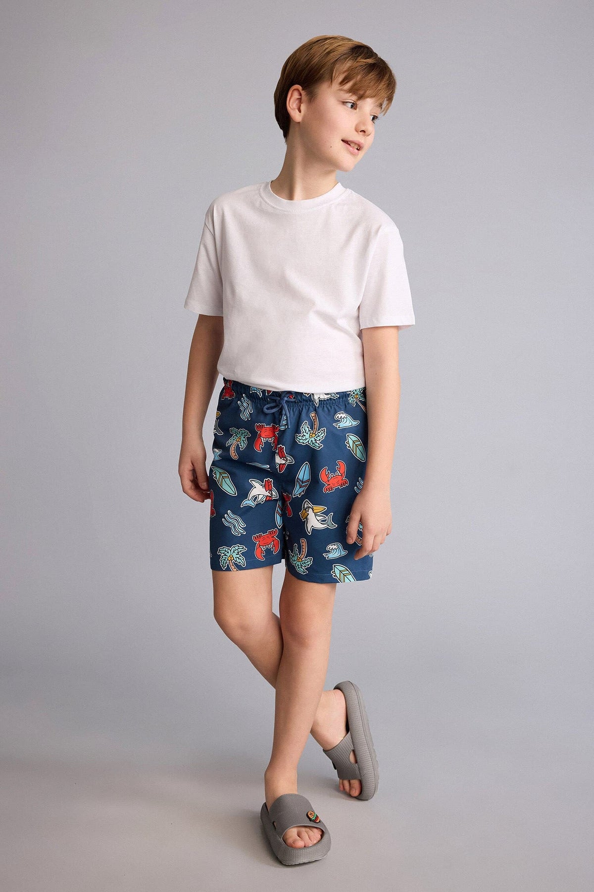 Patterned Swim Shorts Boys Main image