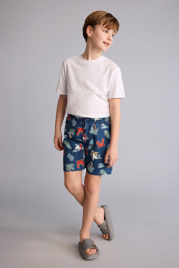 Patterned Swim Shorts Boys