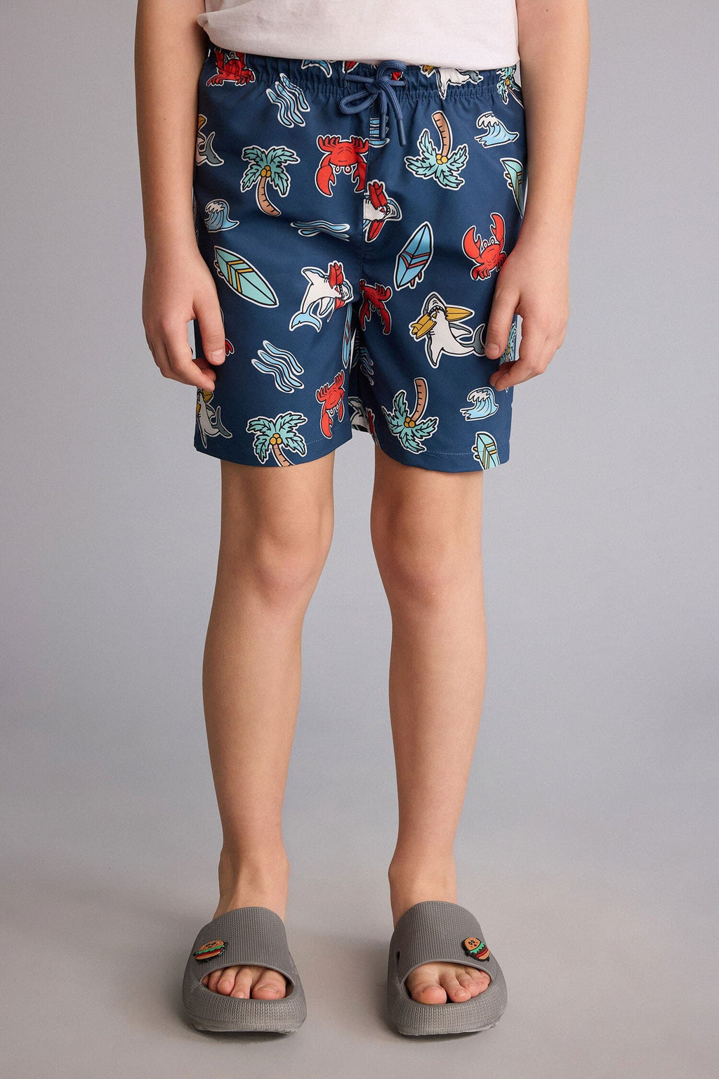 Patterned Swim Shorts Boys
