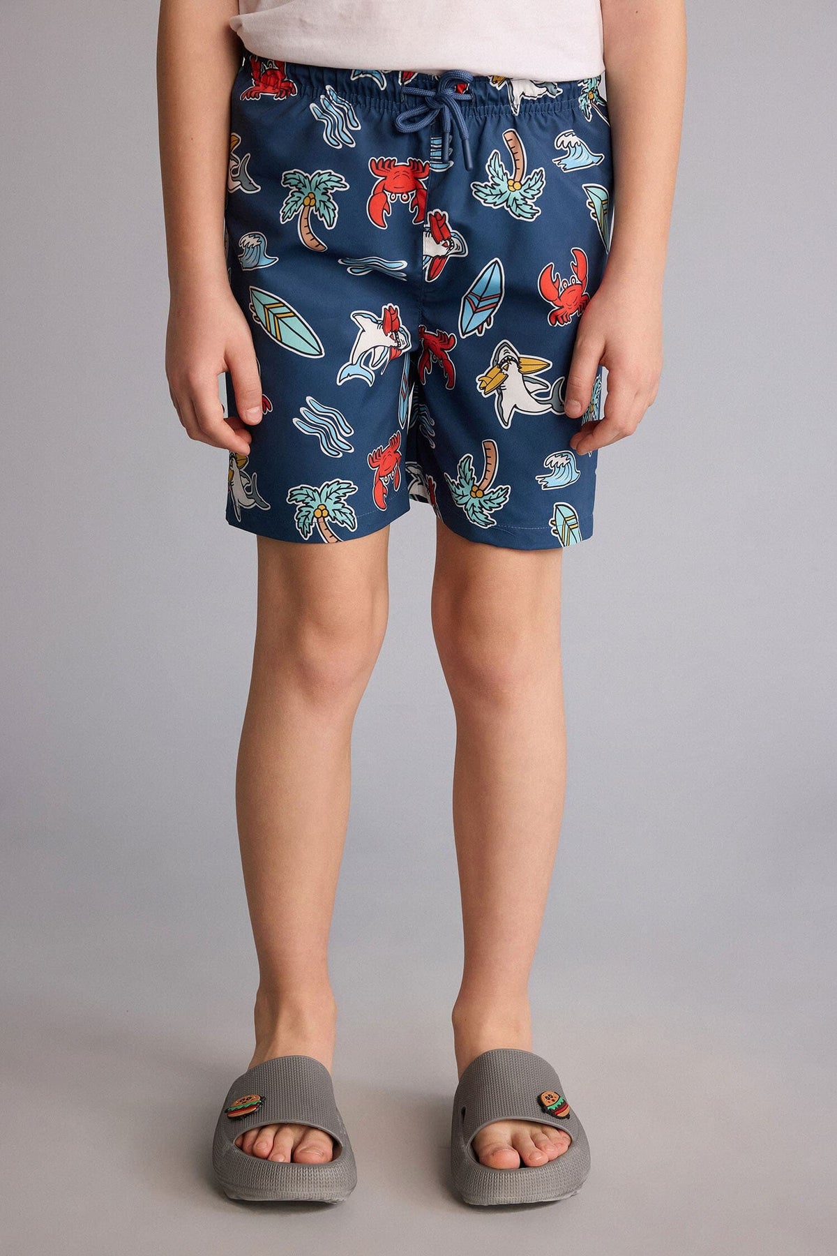 Patterned Swim Shorts Boys