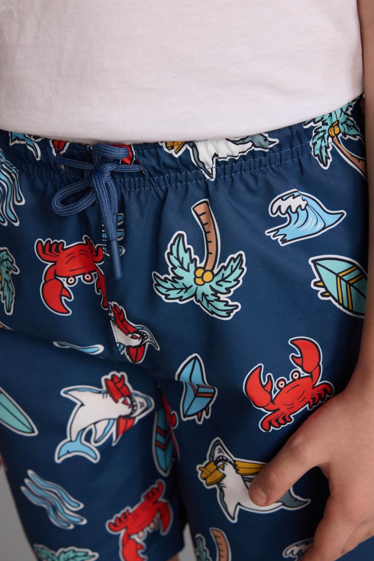 Patterned Swim Shorts Boys