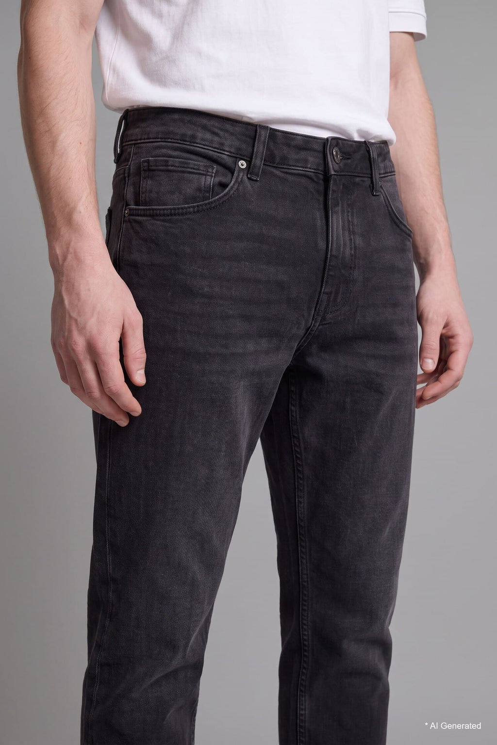 Slim Fit Normal Waist Narrow Leg Jeans