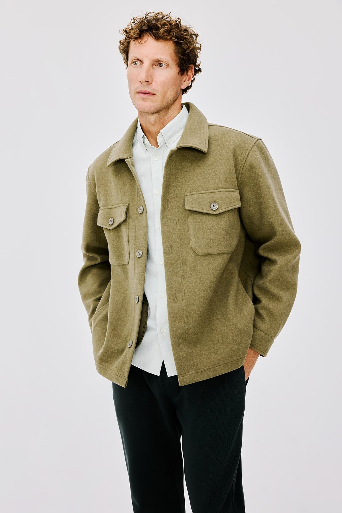 Warm Regular Fit Functional Pocket Coat Main image
