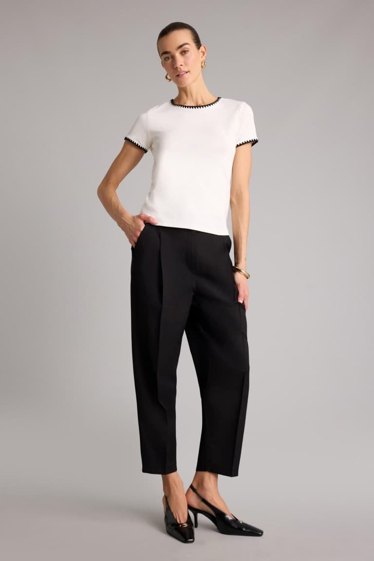 Straıght Zippered Normal Waist Modal Trousers Secondary image
