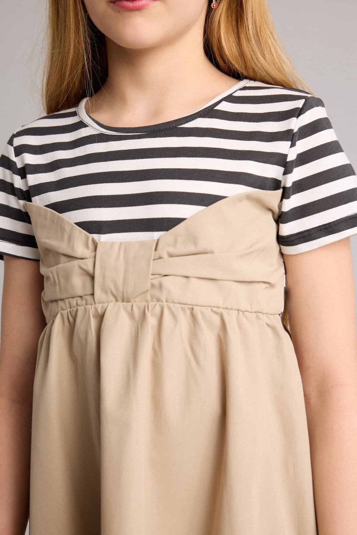 100% Cotton Patterned Dress for Girls