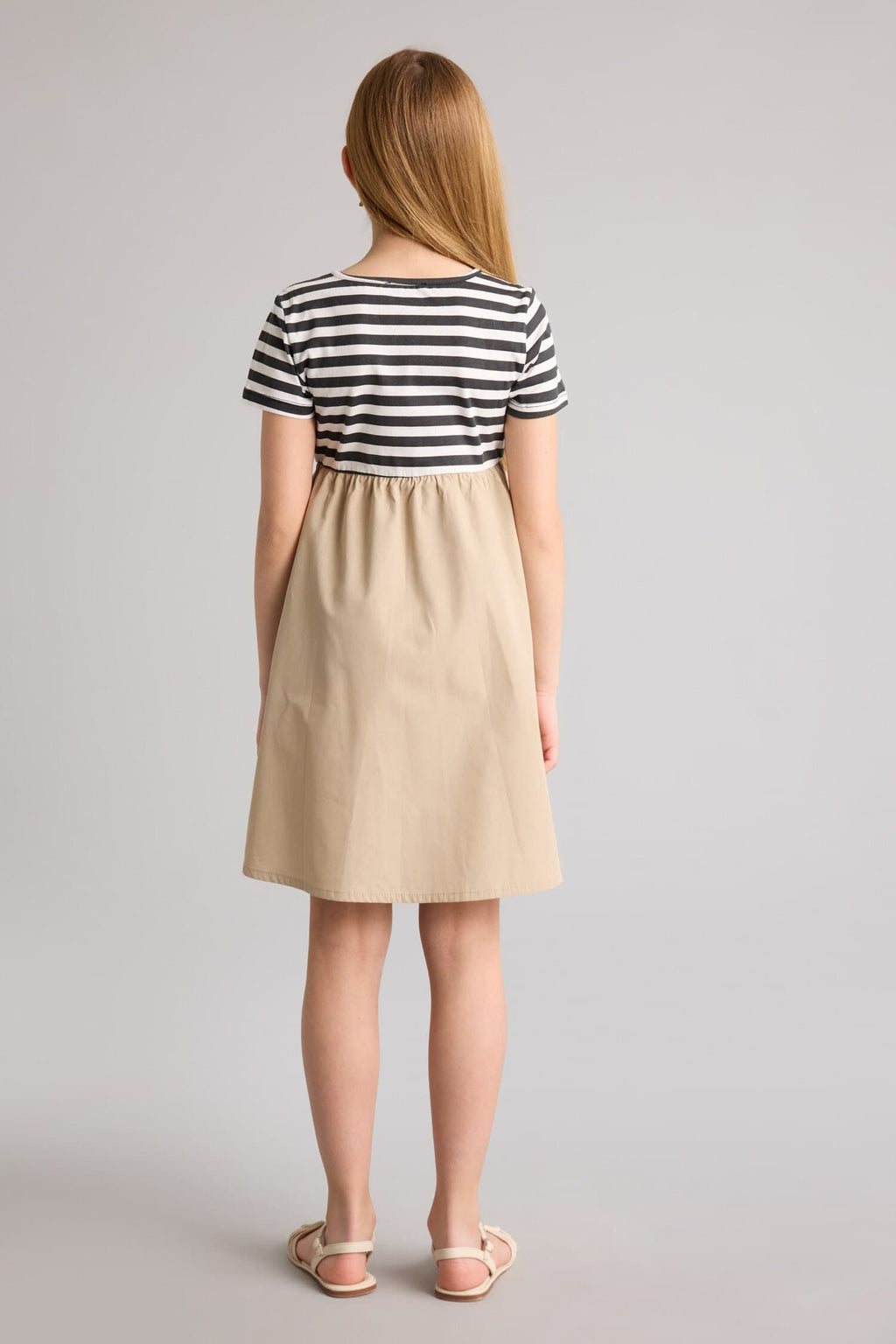 100% Cotton Patterned Dress for Girls