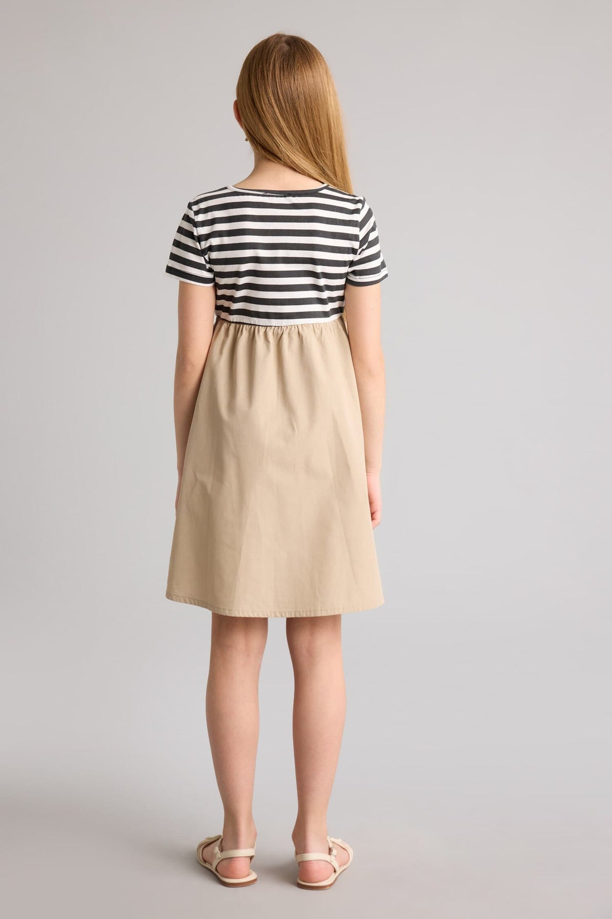100% Cotton Patterned Dress for Girls