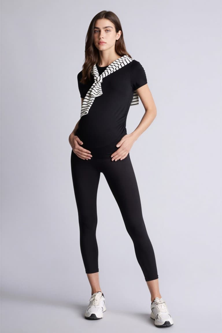 Regular Fit Tight Leg Maternity Bottom Secondary image