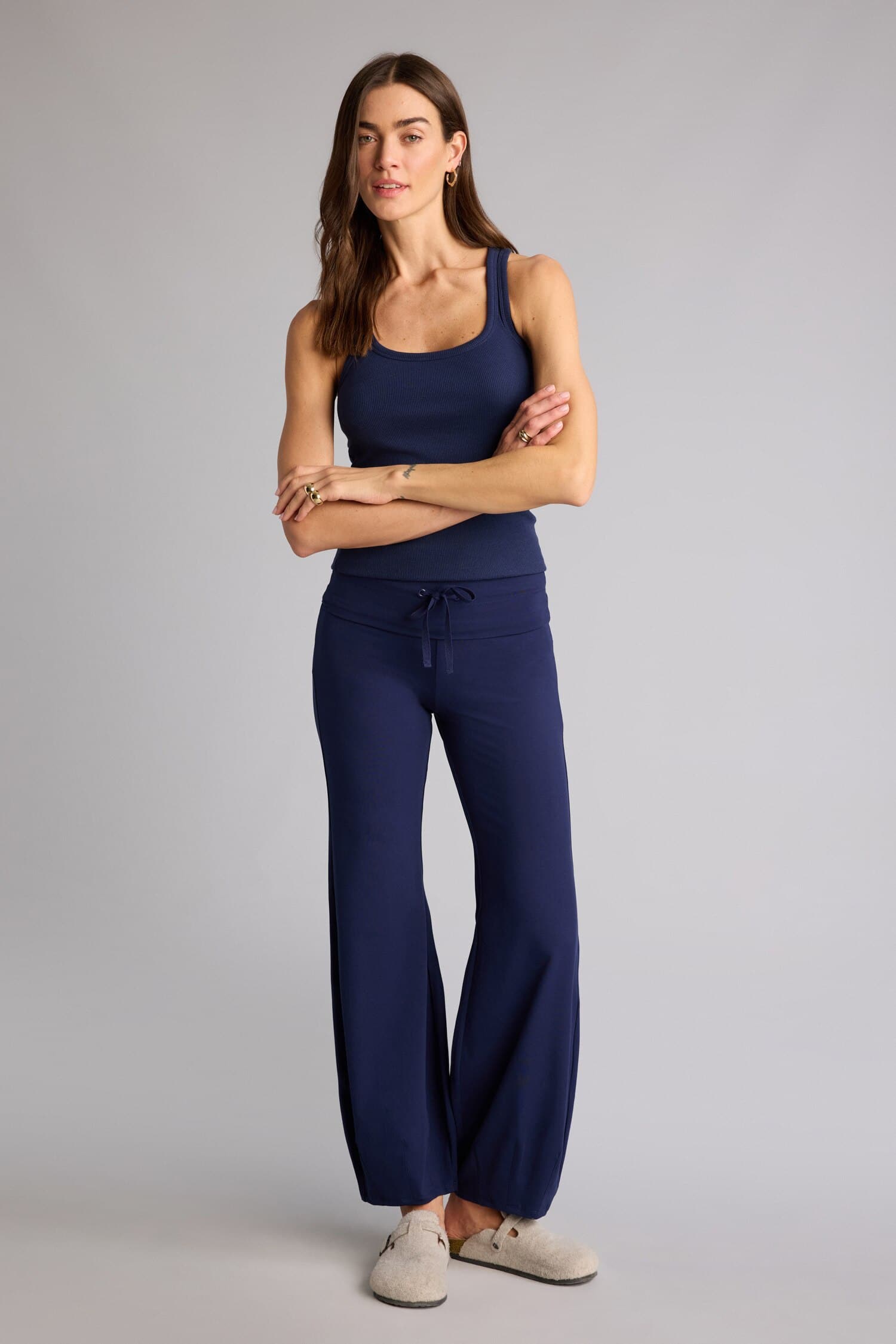 Lace-up Pajama Bottoms Secondary image
