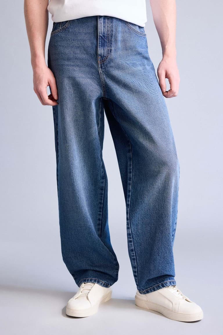 Super Baggy Fit Straight Leg Jeans