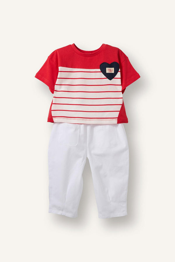 Striped T-Shirt Pants 2 Set Baby Girl