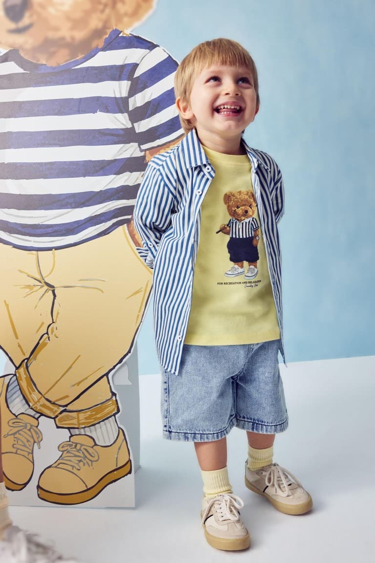 100% Cotton Regular Fit Jean Shorts Baby Boy