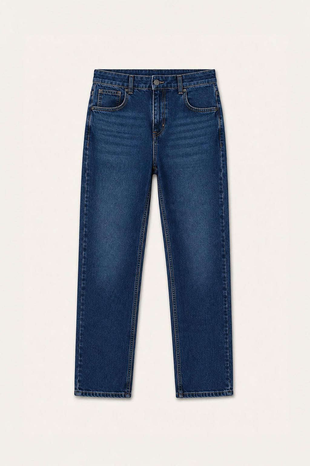 Straıght Fit Regular Waist Jean Pants