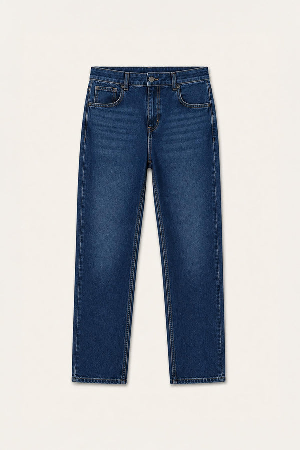 Straıght Fit Regular Waist Jean Pants