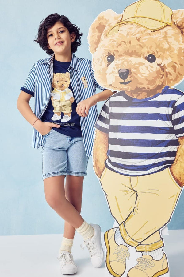 100% Cotton Regular Fit Jean Shorts Boy