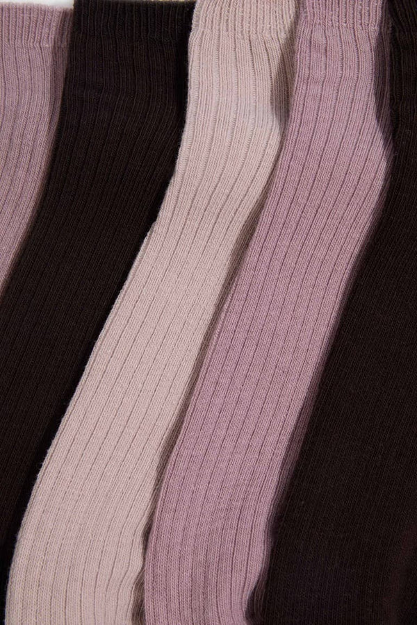 5Pack Cotton Booties Socks