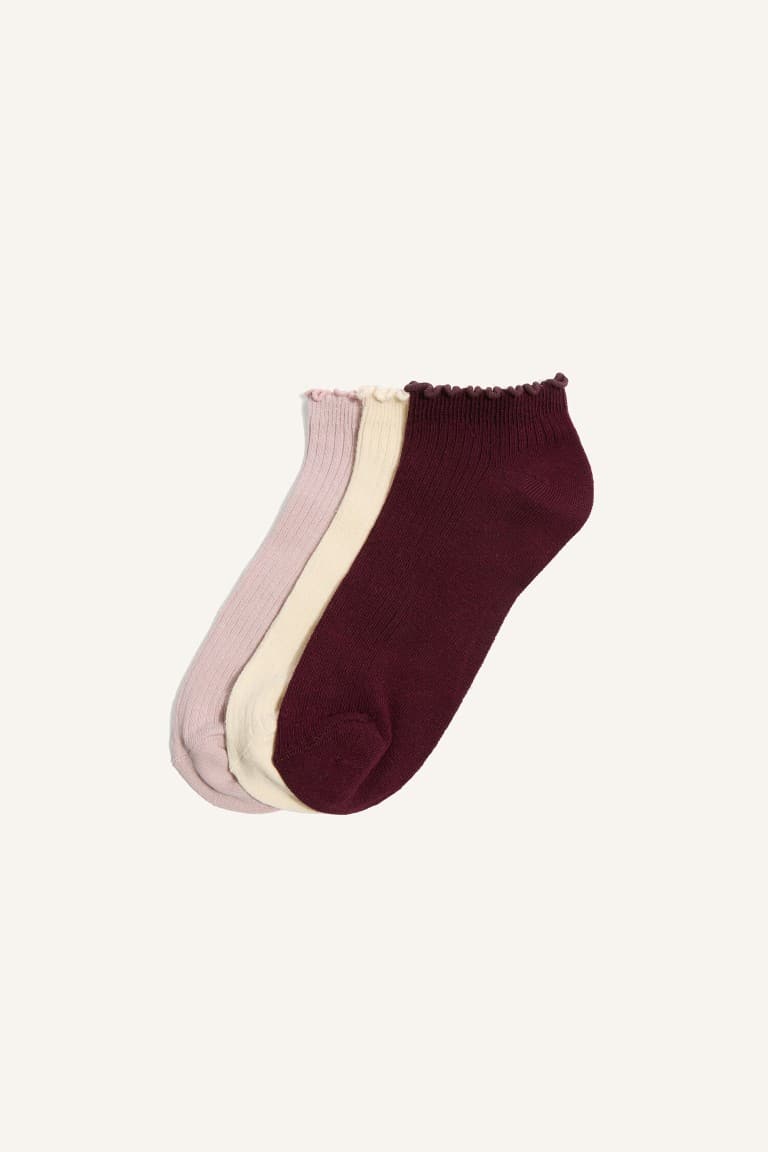 Women 3-Pack Cotton Booties Socks