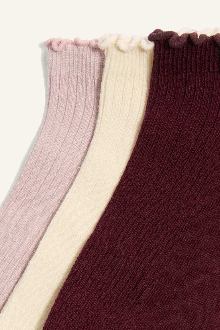 Women 3-Pack Cotton Booties Socks