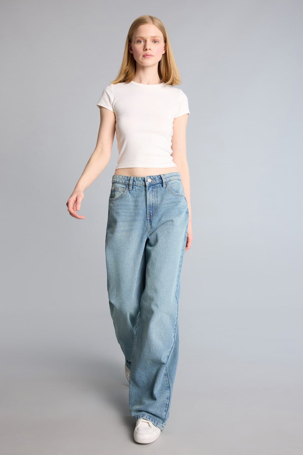 Wide Leg High Waist Wide Leg Jeans Main image