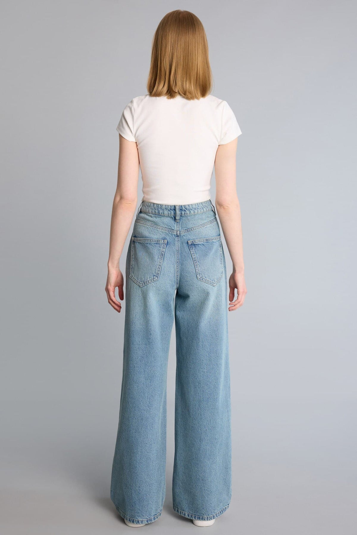 Wide Leg High Waist Wide Leg Jeans