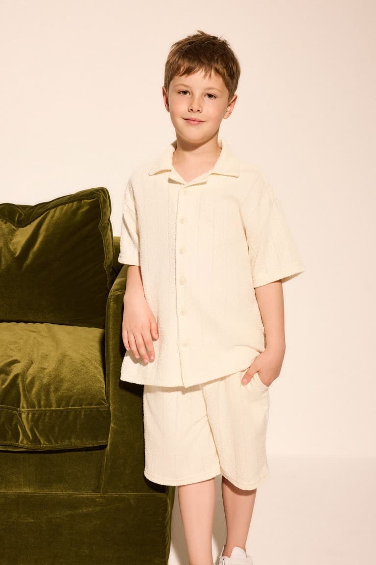Overless Short Sleeve Polo T-Shirt Boy Main image