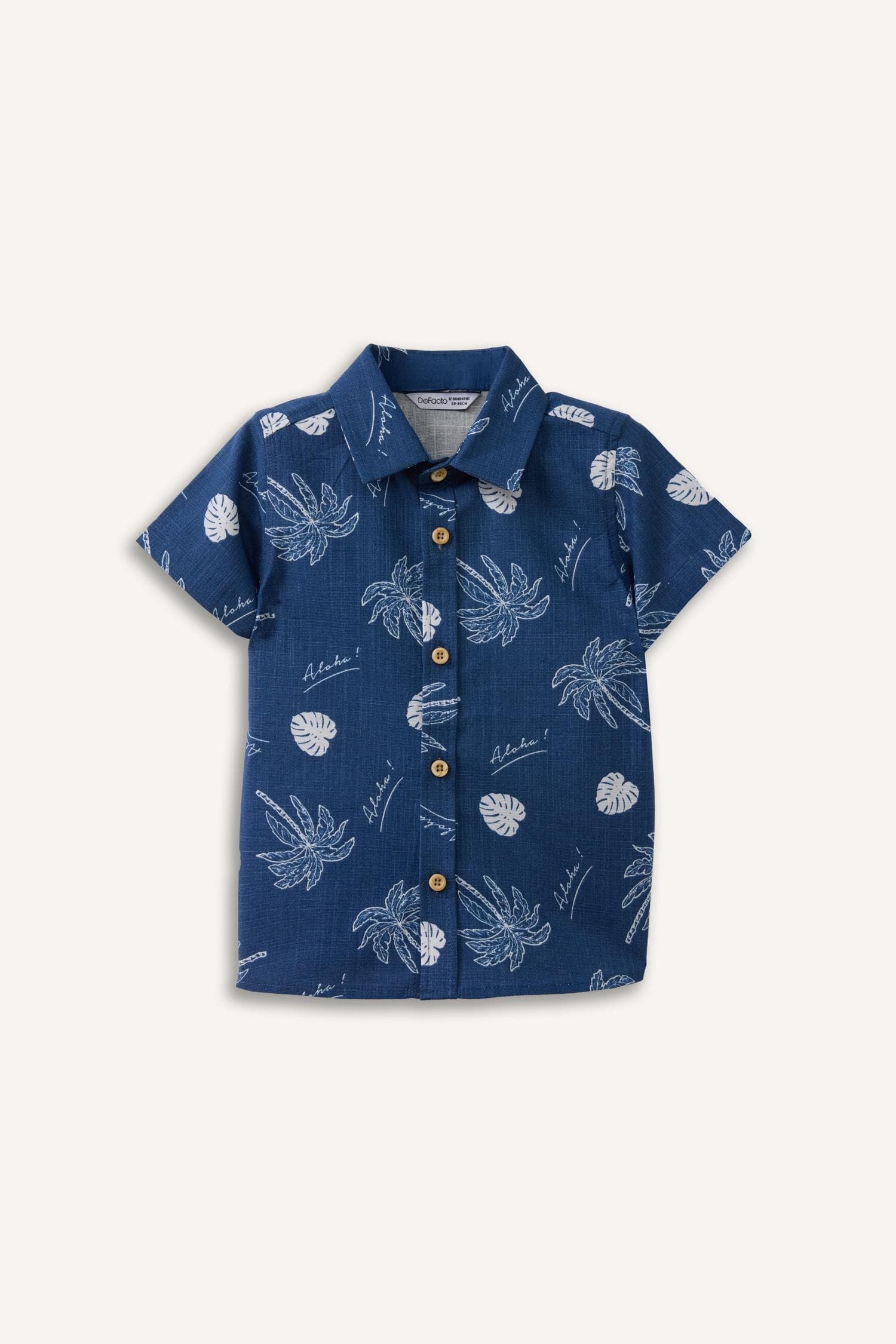 100% Cotton Tropical Patterned Shirt Baby Boy Secondary image