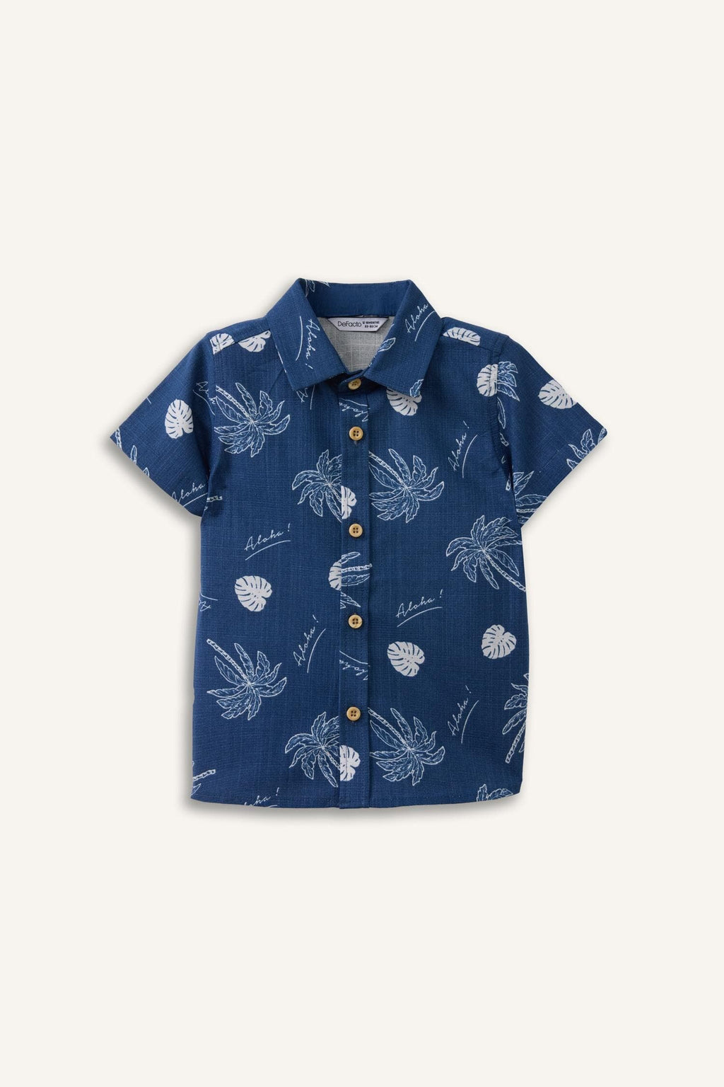 100% Cotton Tropical Patterned Shirt Baby Boy