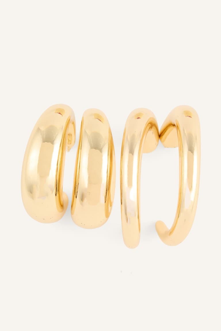 Women 2-Pack C Form Earrings