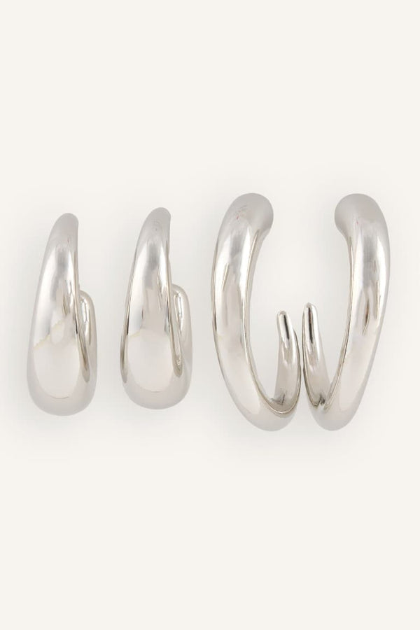 Women 2-Pack C Form Earrings