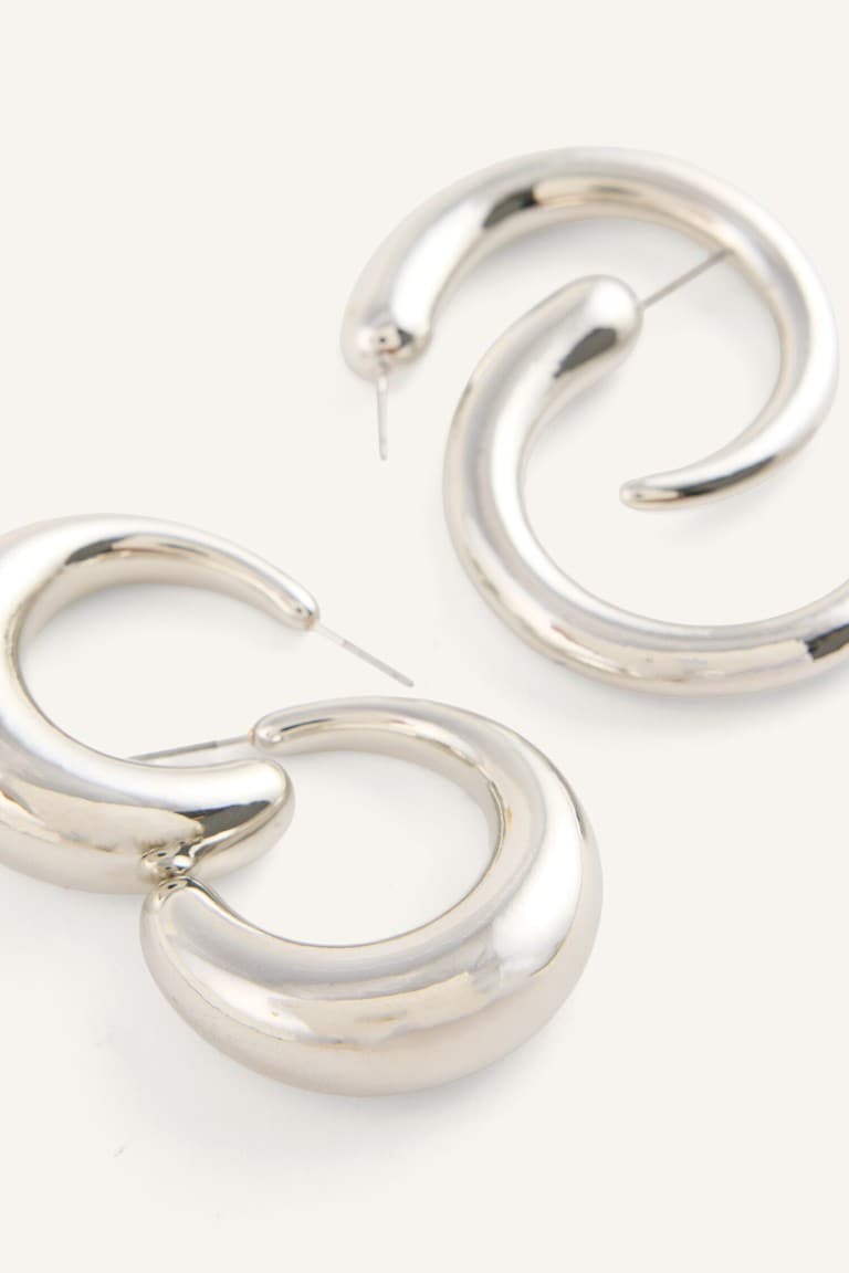 Women 2-Pack C Form Earrings