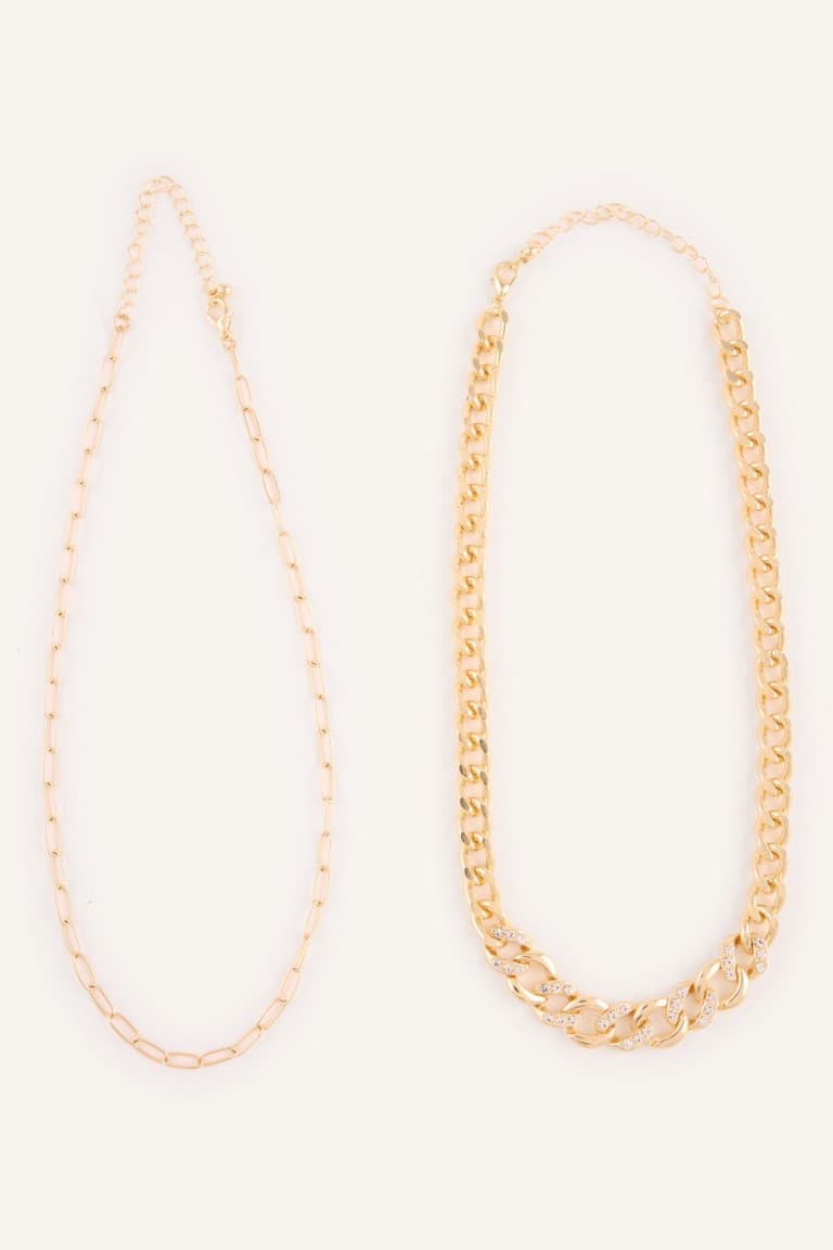 Women 2-Piece Chain Necklace Main image