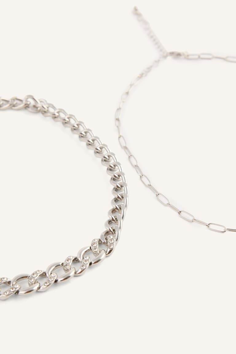 Women 2-Piece Chain Necklace Secondary image