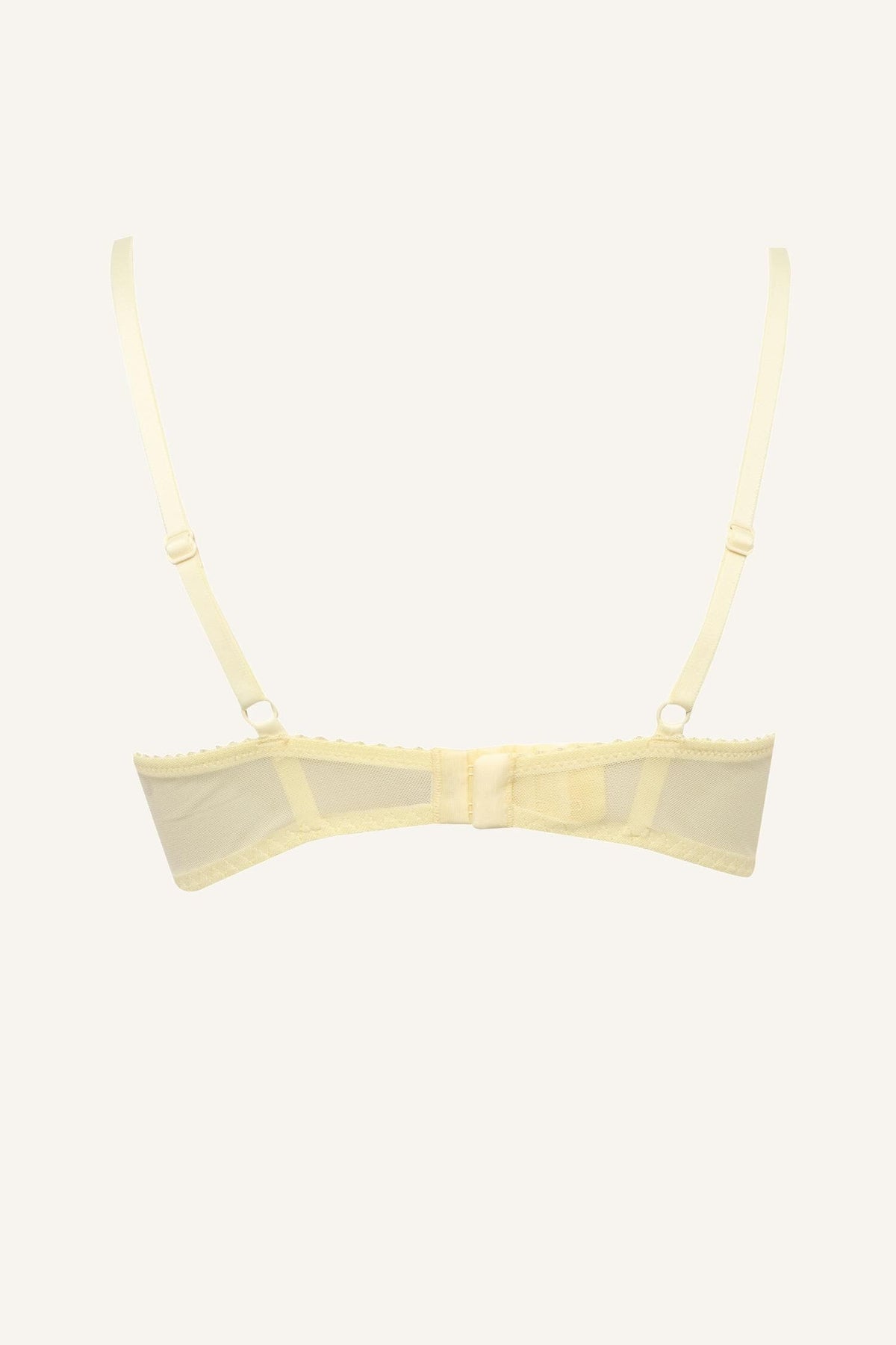 Embroidery Covered Pad Underwire Bra