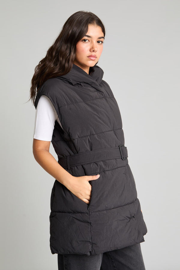 Regular Fit Hooded Vest