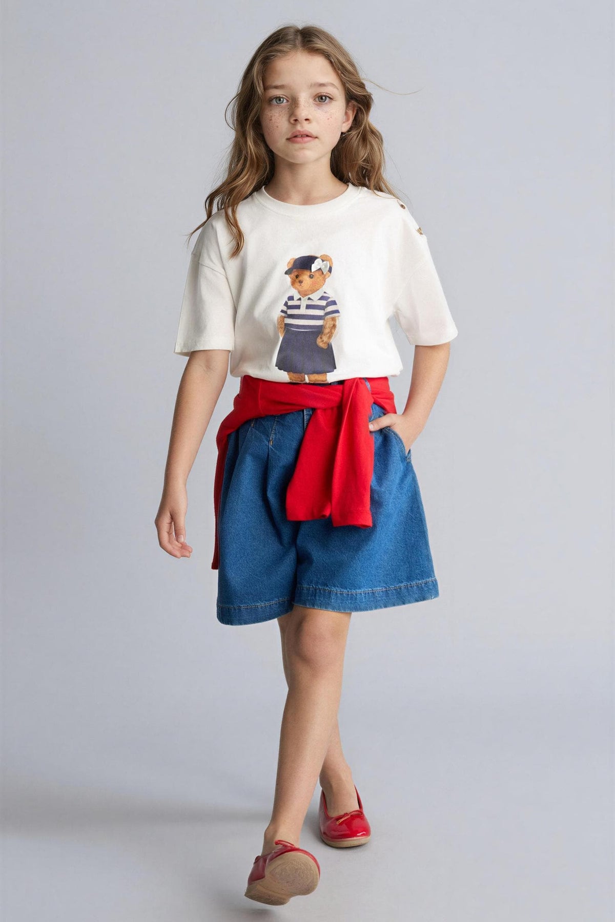 100% Cotton Jean Shorts Girls
