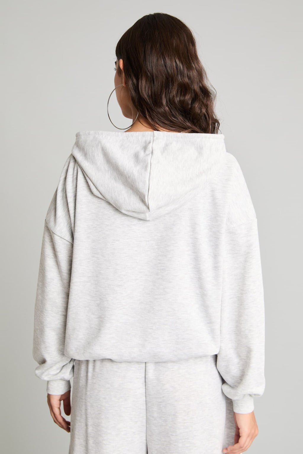 Balloon Fit Hooded Sweatshirt