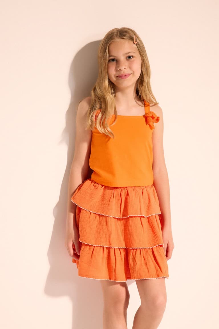 Muslin Skirt Girls