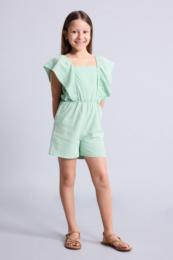 Linen Jumpsuit Girl